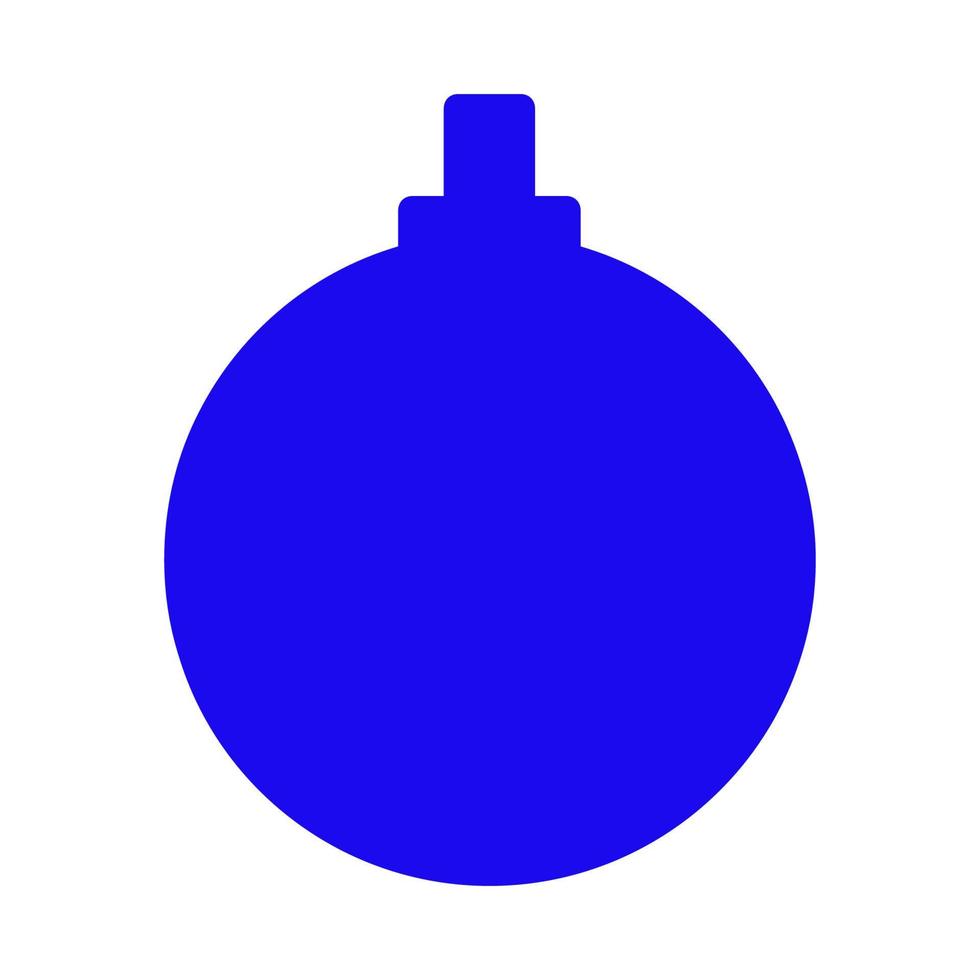 Christmas ball illustrated on a white background vector