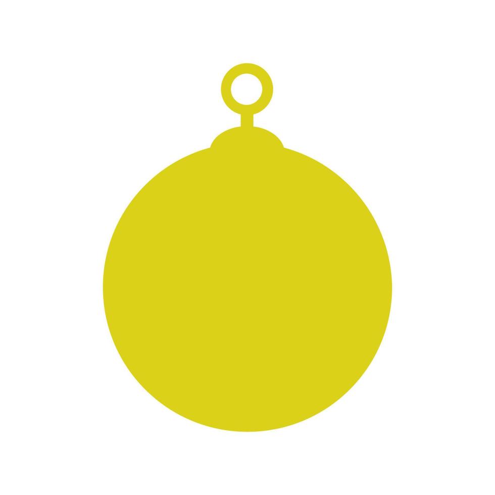 Christmas ball illustrated on a white background vector