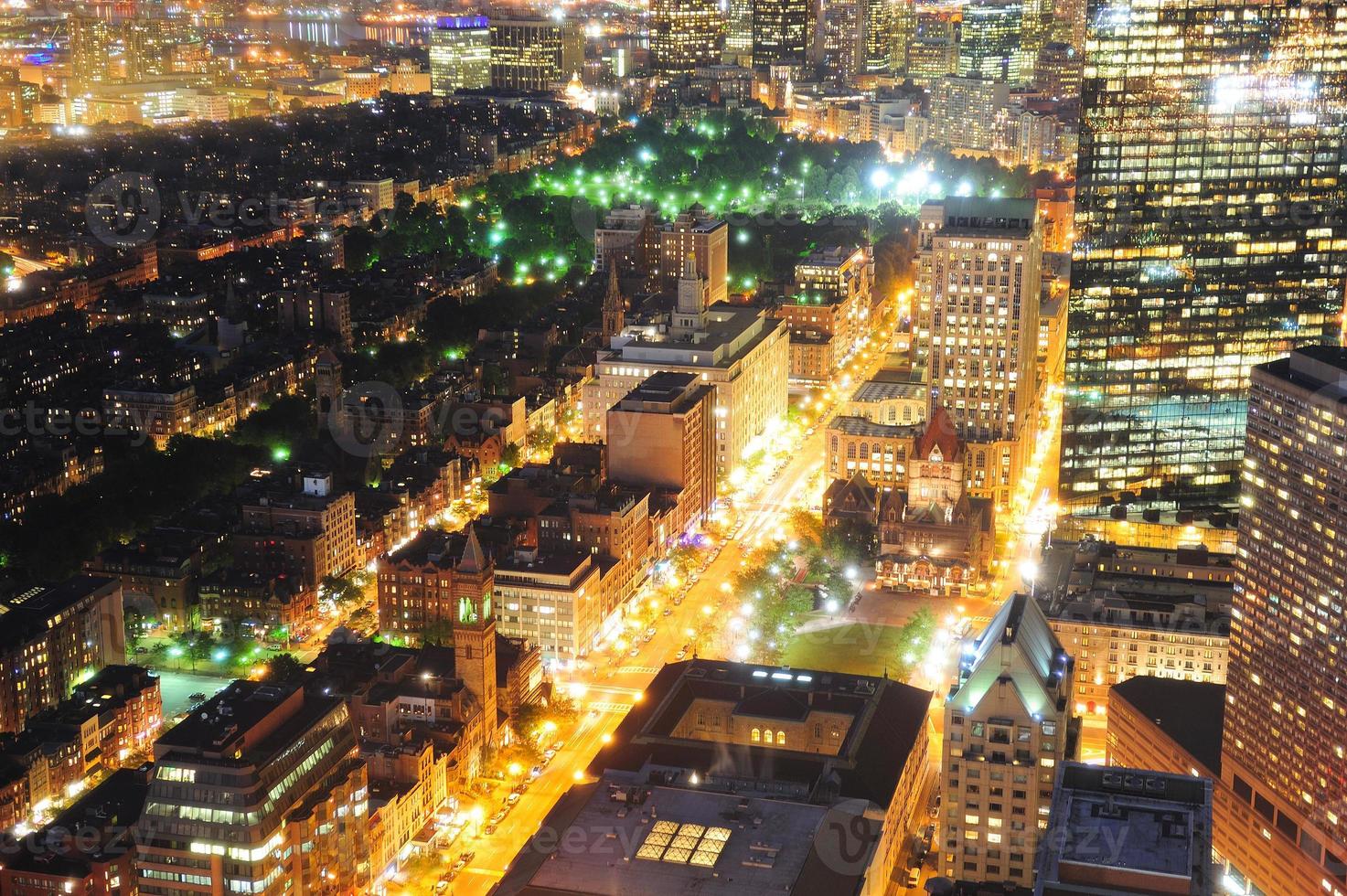 Urban city night photo