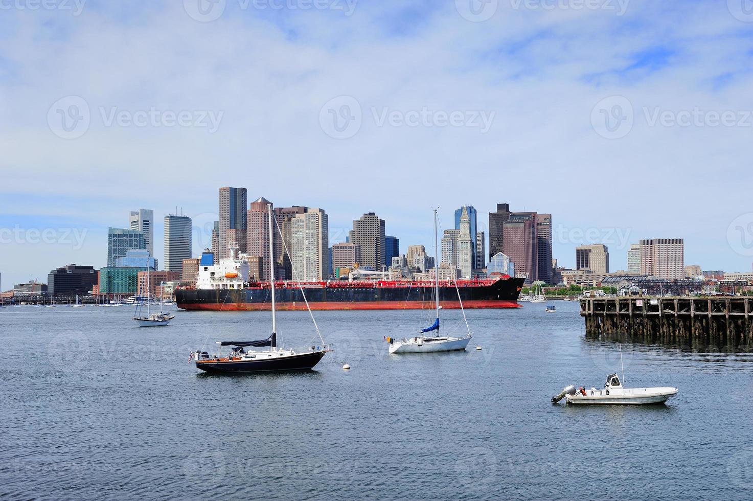 Boston City morning photo