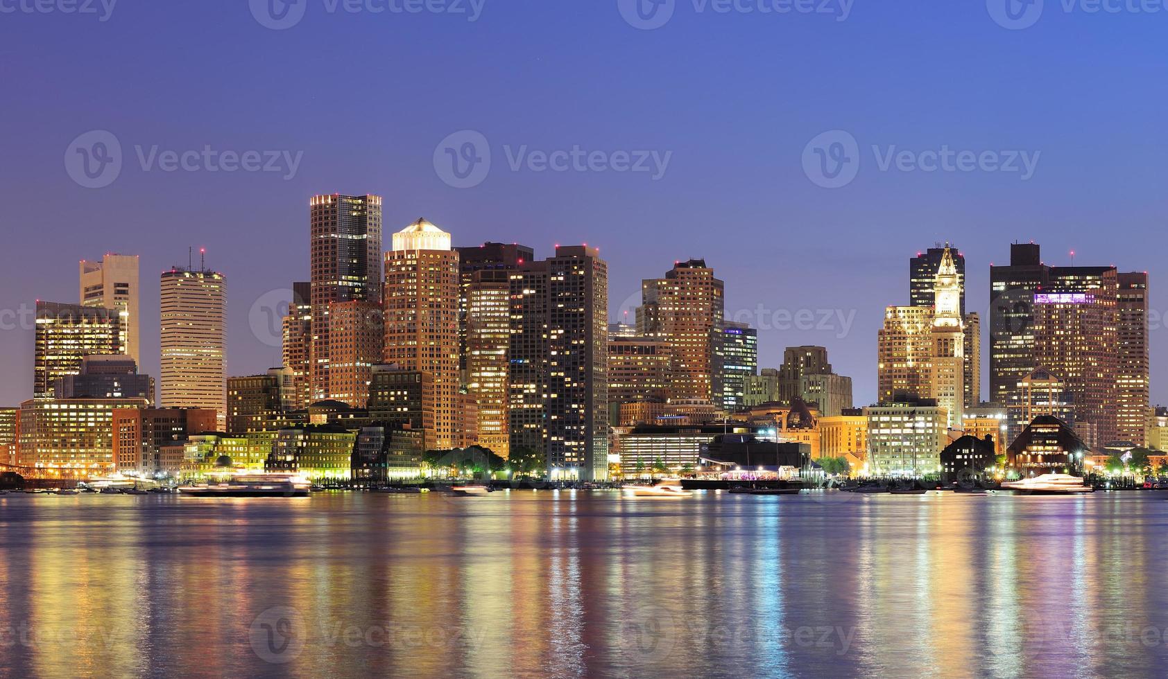 Boston downtown urban skyline photo