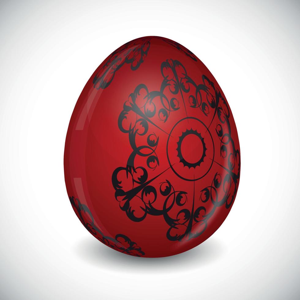 Beautiful Easter Egg Vector Illustration