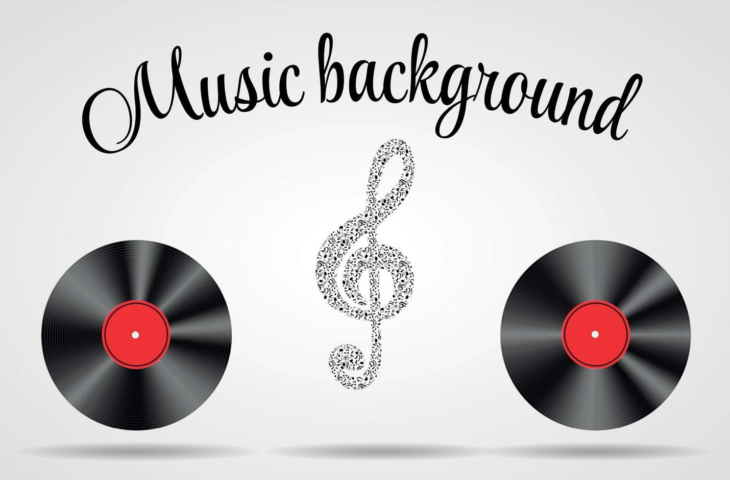 Set of Abstract music background vector illustration for your design.