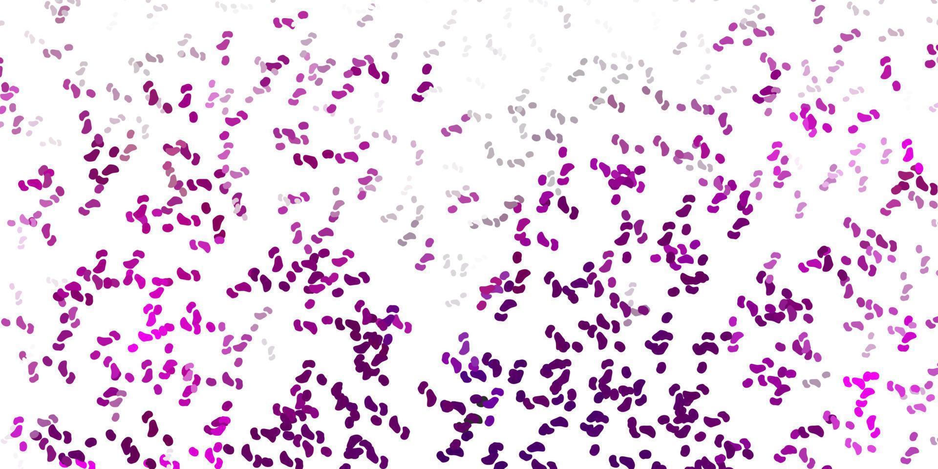 Light pink vector pattern with abstract shapes.
