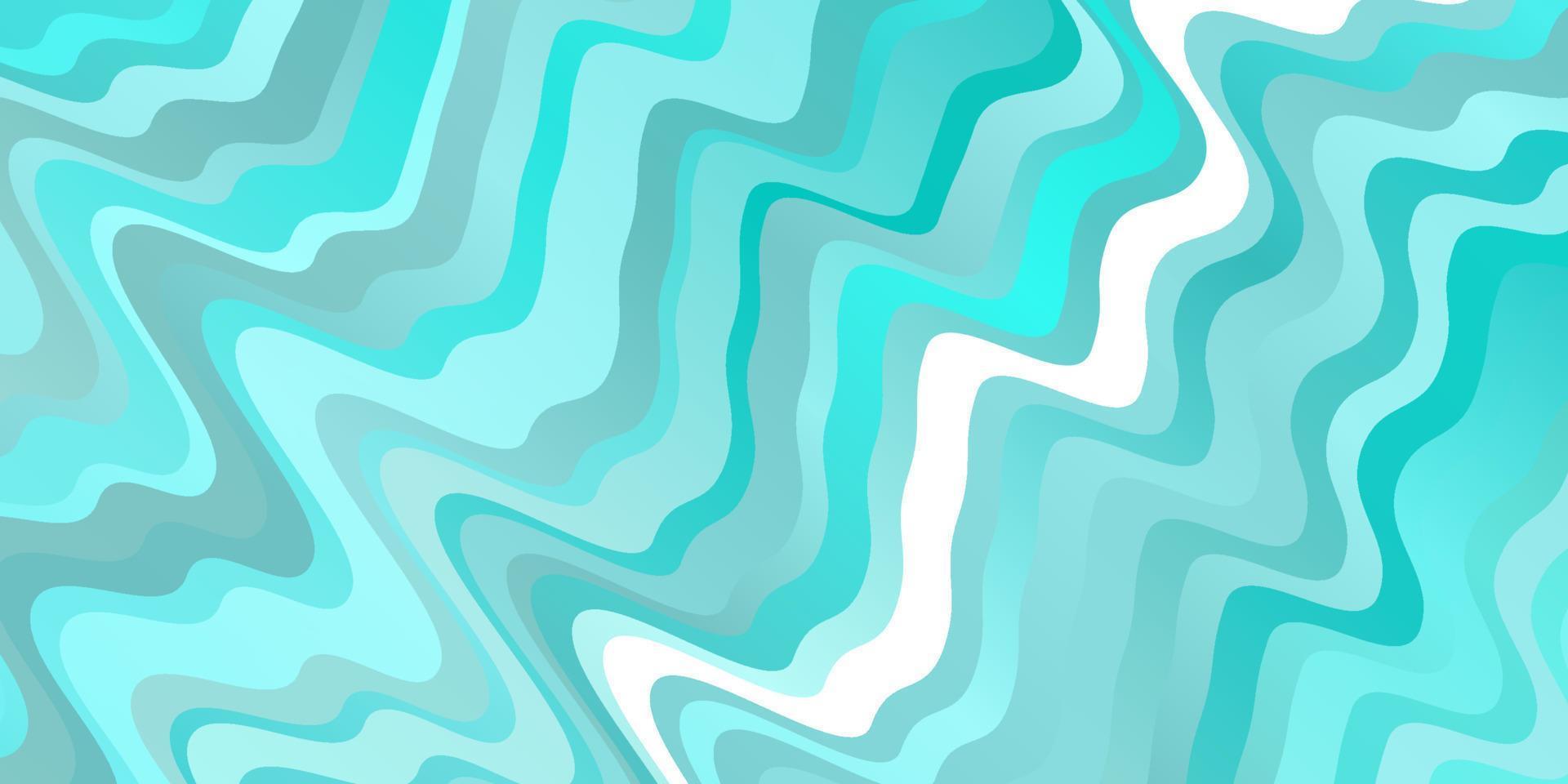 Light Blue, Green vector backdrop with bent lines.