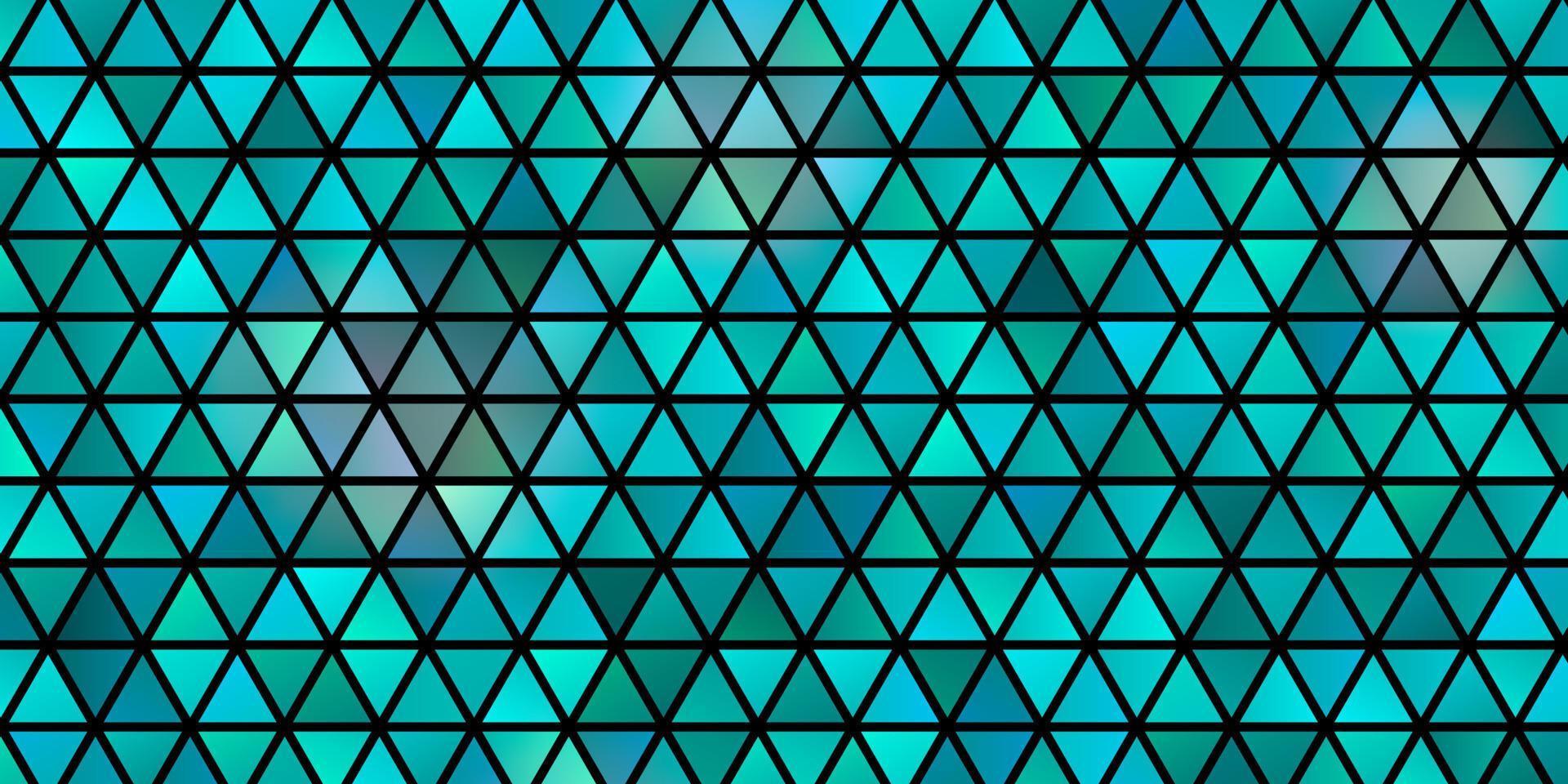 Light Blue, Green vector background with polygonal style.