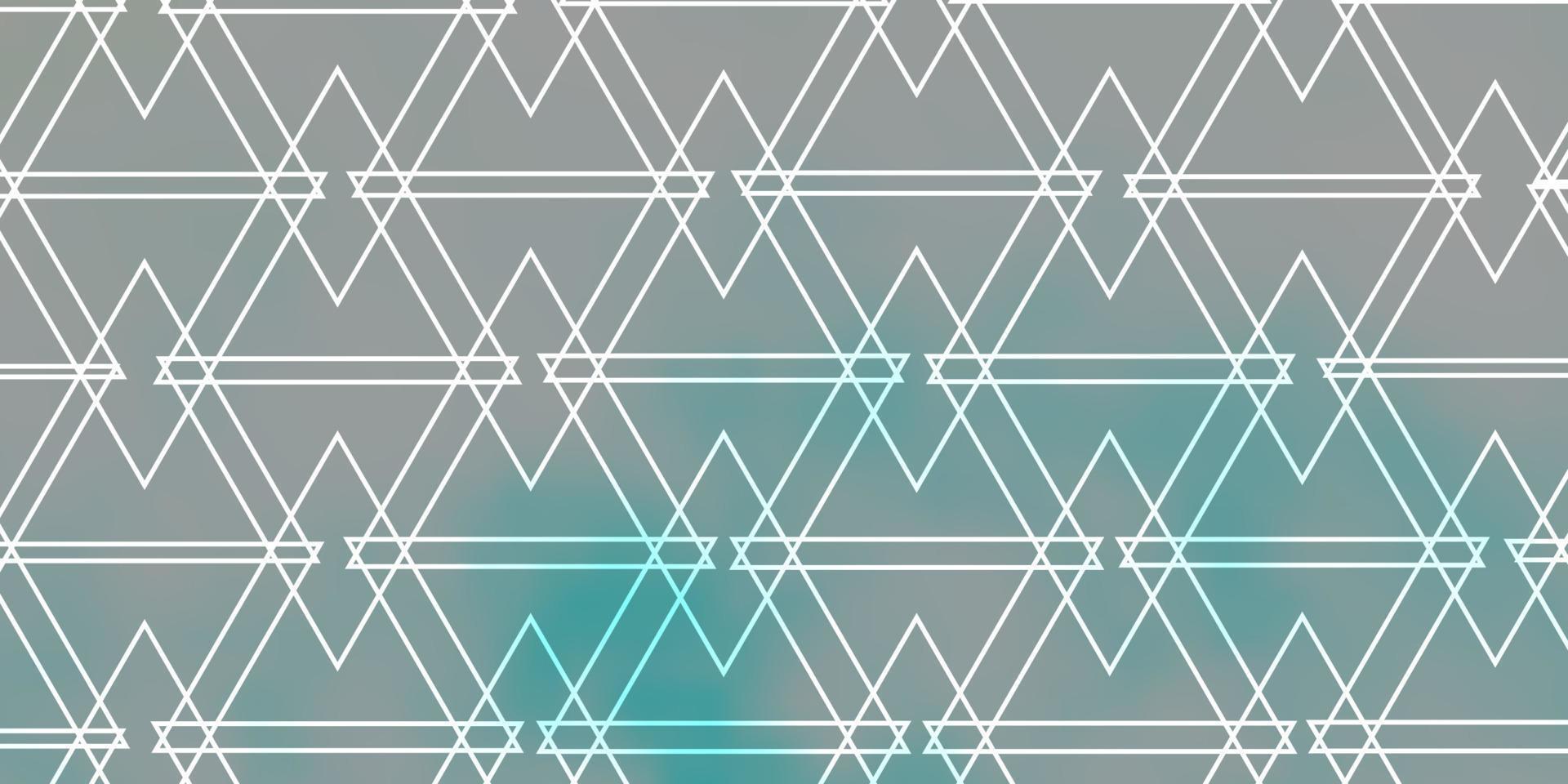 Light BLUE vector background with triangles.