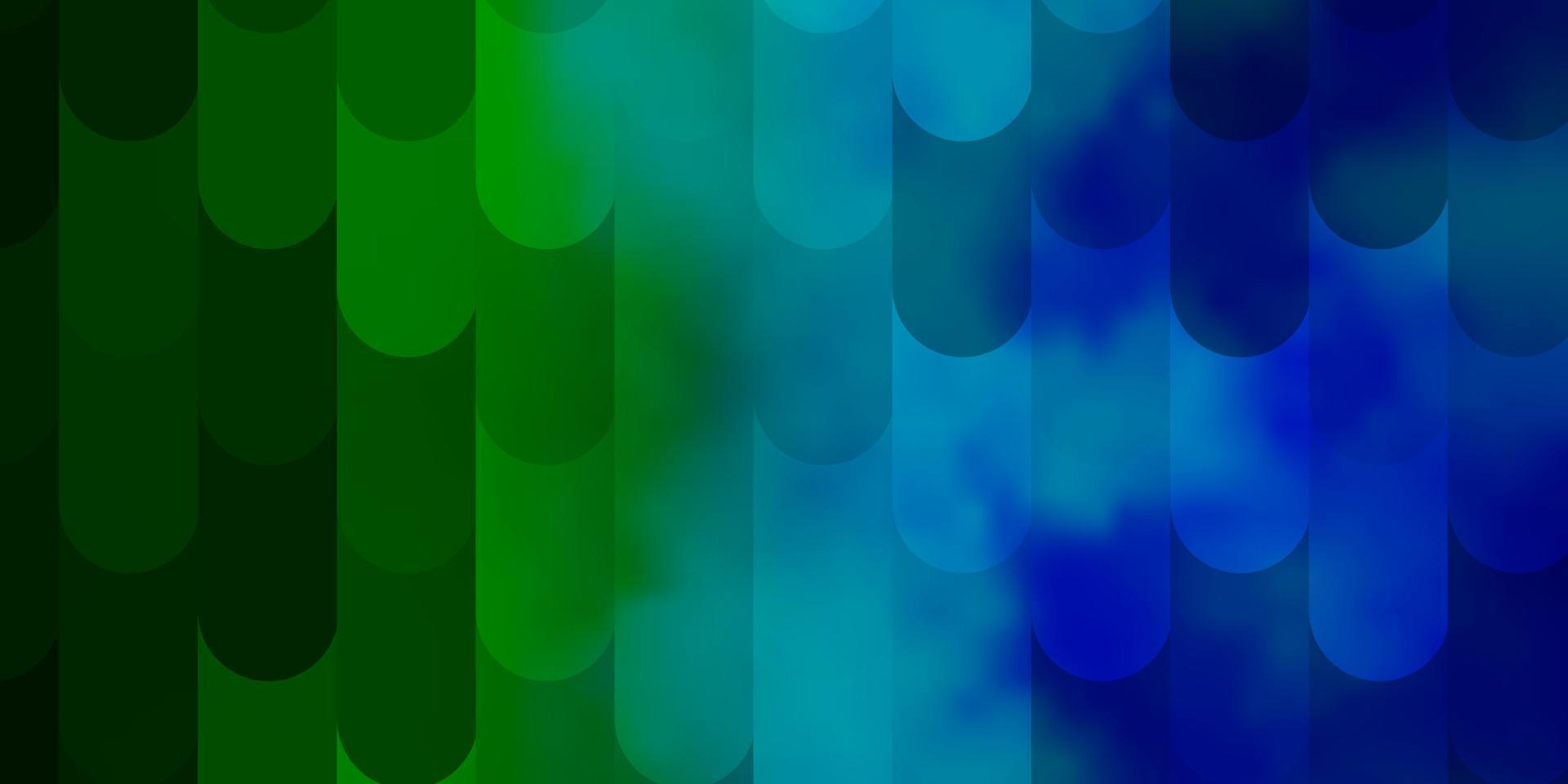 textura de vector azul claro, verde con líneas.