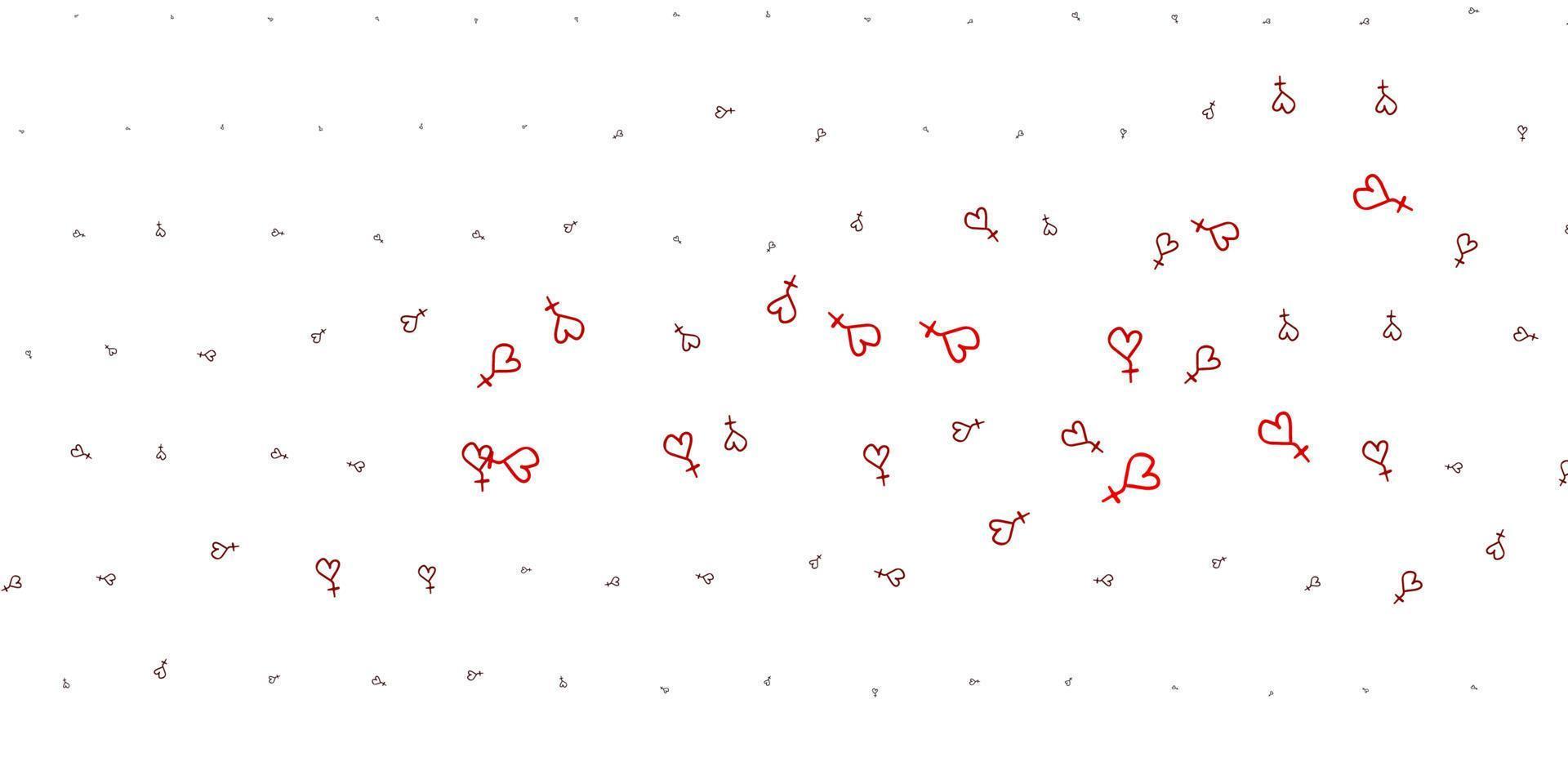 Light Red vector backdrop with woman's power symbols.
