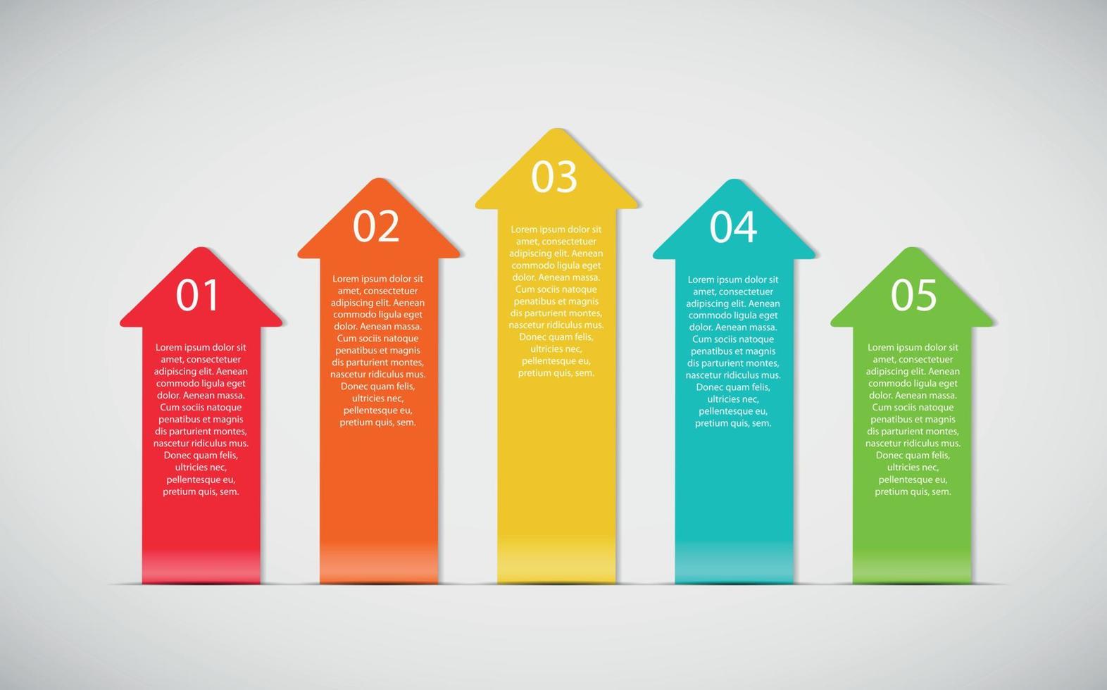 elementos de diseño infográfico para su ilustración de vector de negocio.