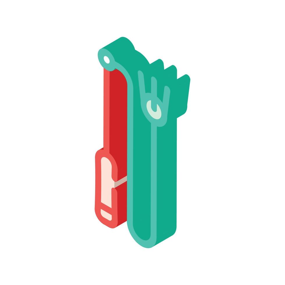 playing stick for cat isometric icon vector illustration