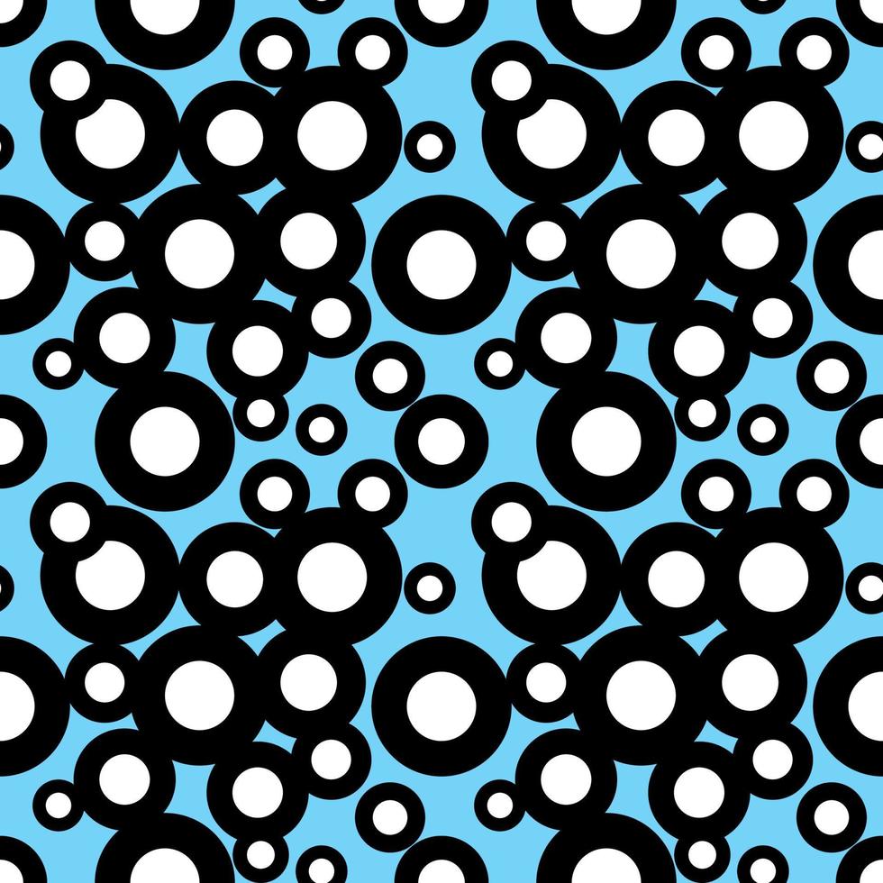 Seamless Pattern. Abstract Psychedelic Art Background. Vector Illustration.