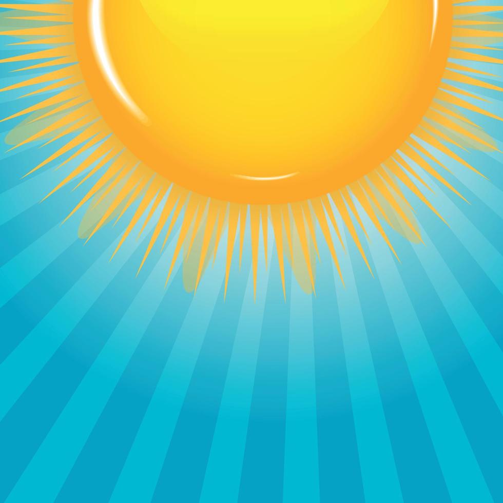 Cloud and sunny background vector illustration