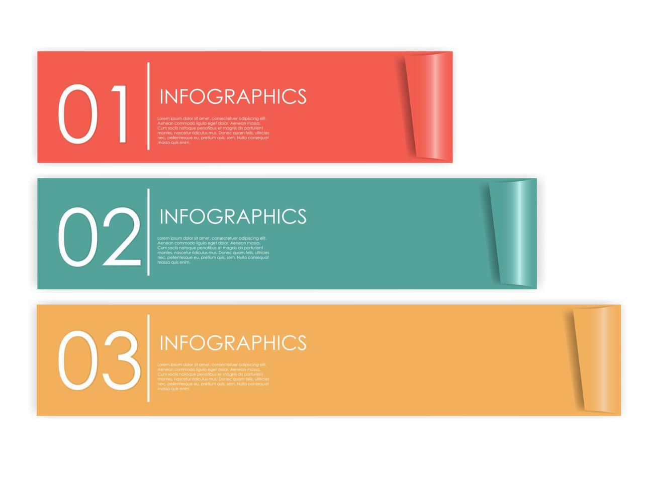 Ilustración de vector de elementos de diseño de infografías