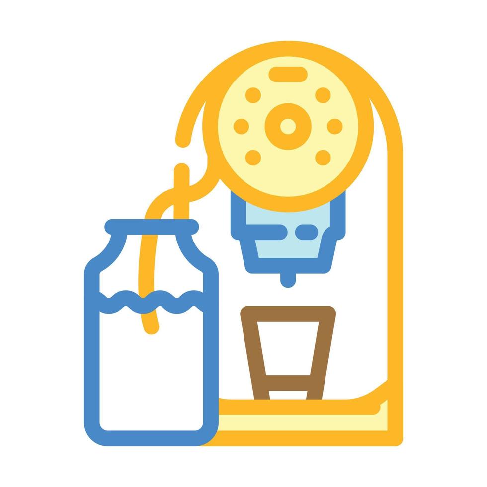 capsule coffee machine color icon vector illustration