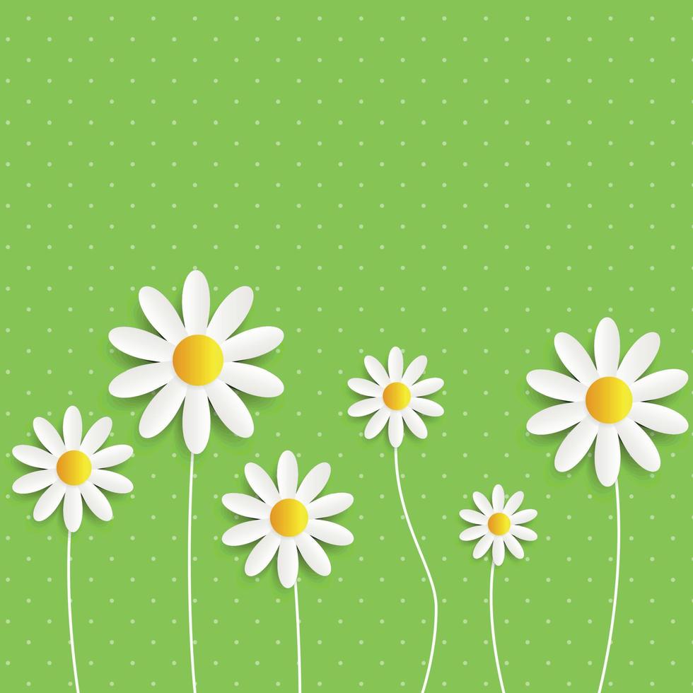 Flora Daisyl Design Vector Illustartion