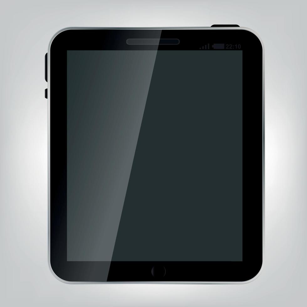 Abstract digital tablet vector illustration