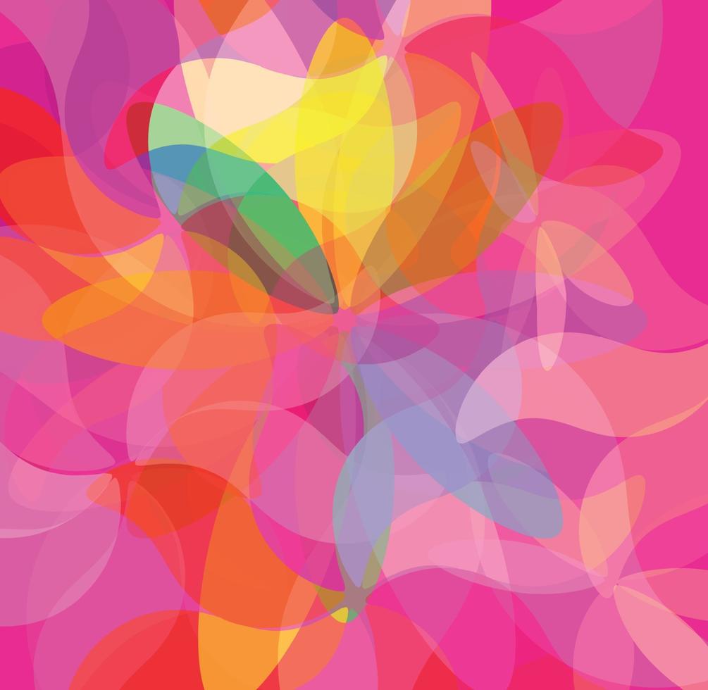 Colorful Abstract Psychedelic Art Background. Vector Illustration.