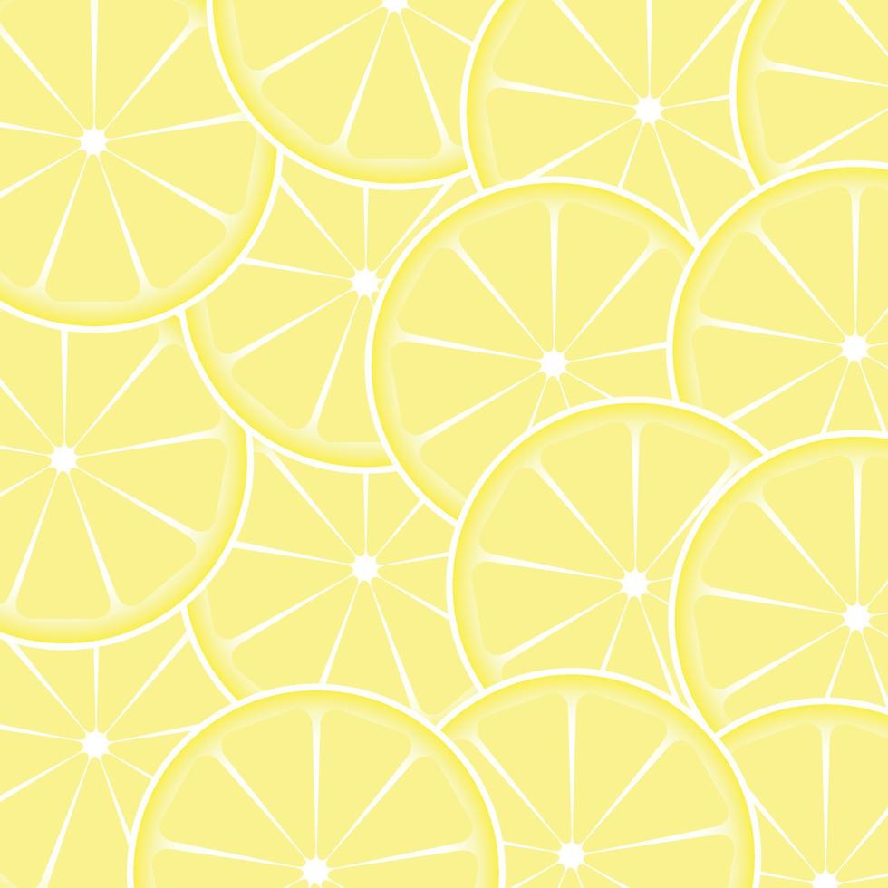 Lemon fruit abstract background vector illustration