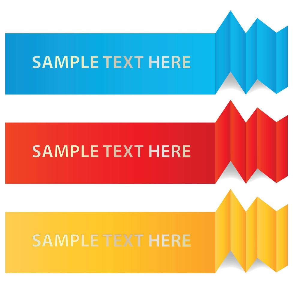 Vector labels for business design