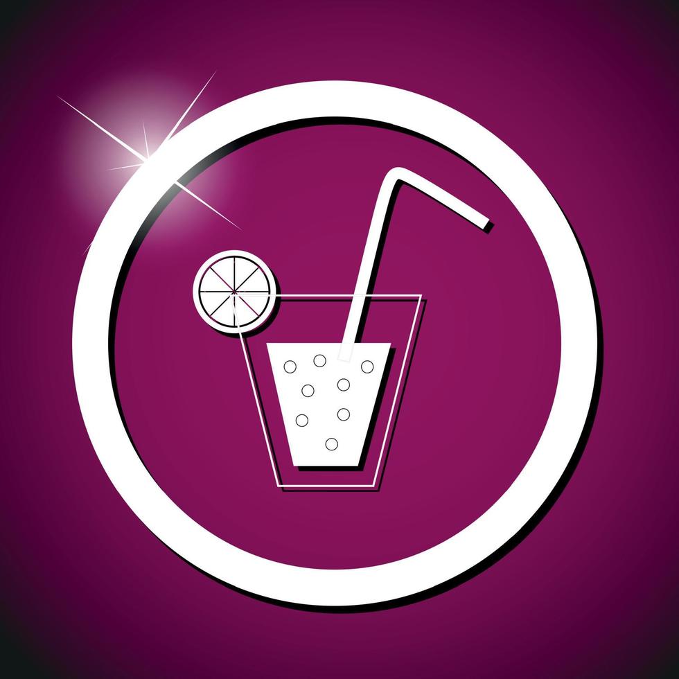 bebida icono vector ilustración