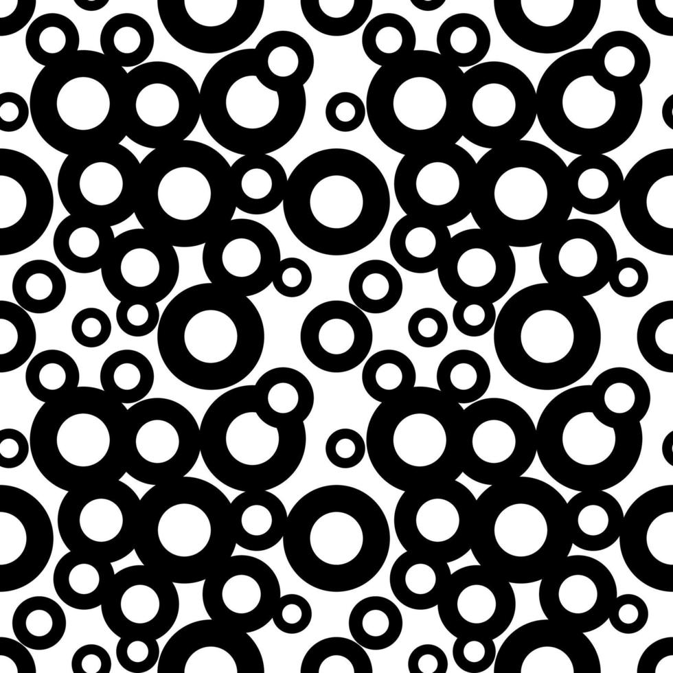 Seamless Pattern. Abstract Psychedelic Art Background. Vector Illustration.