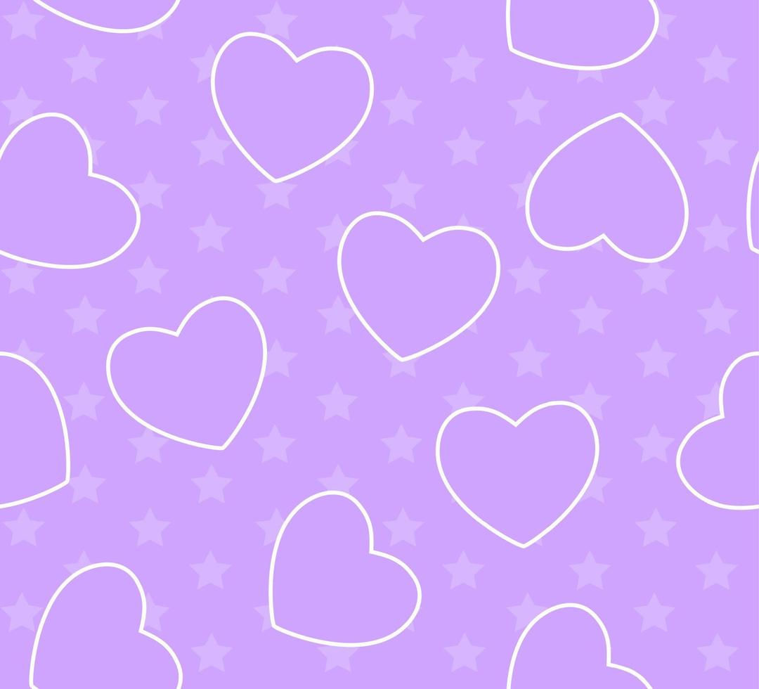 Heart love seamless pattern background. Vector illustration