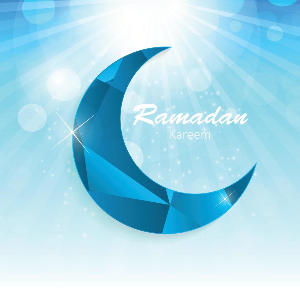 Background for Muslim Community Festival Vector Illustration