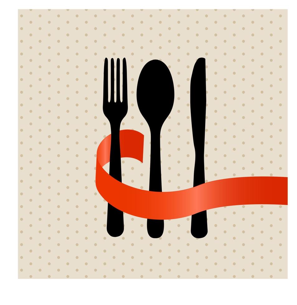 plantilla de menú de restaurante en estilo retro ilustración vectorial vector