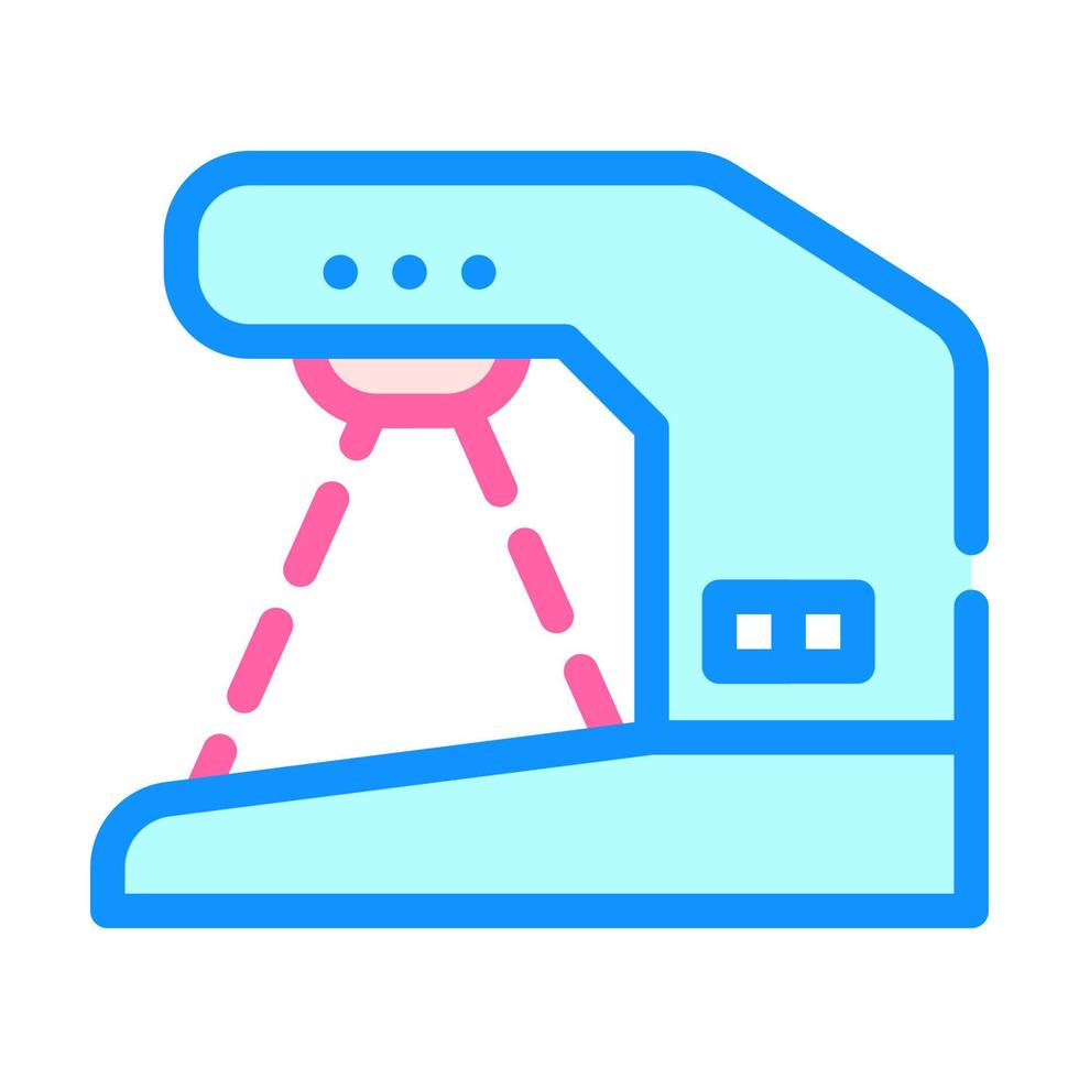 detector de moneda dispositivo color icono vector ilustración