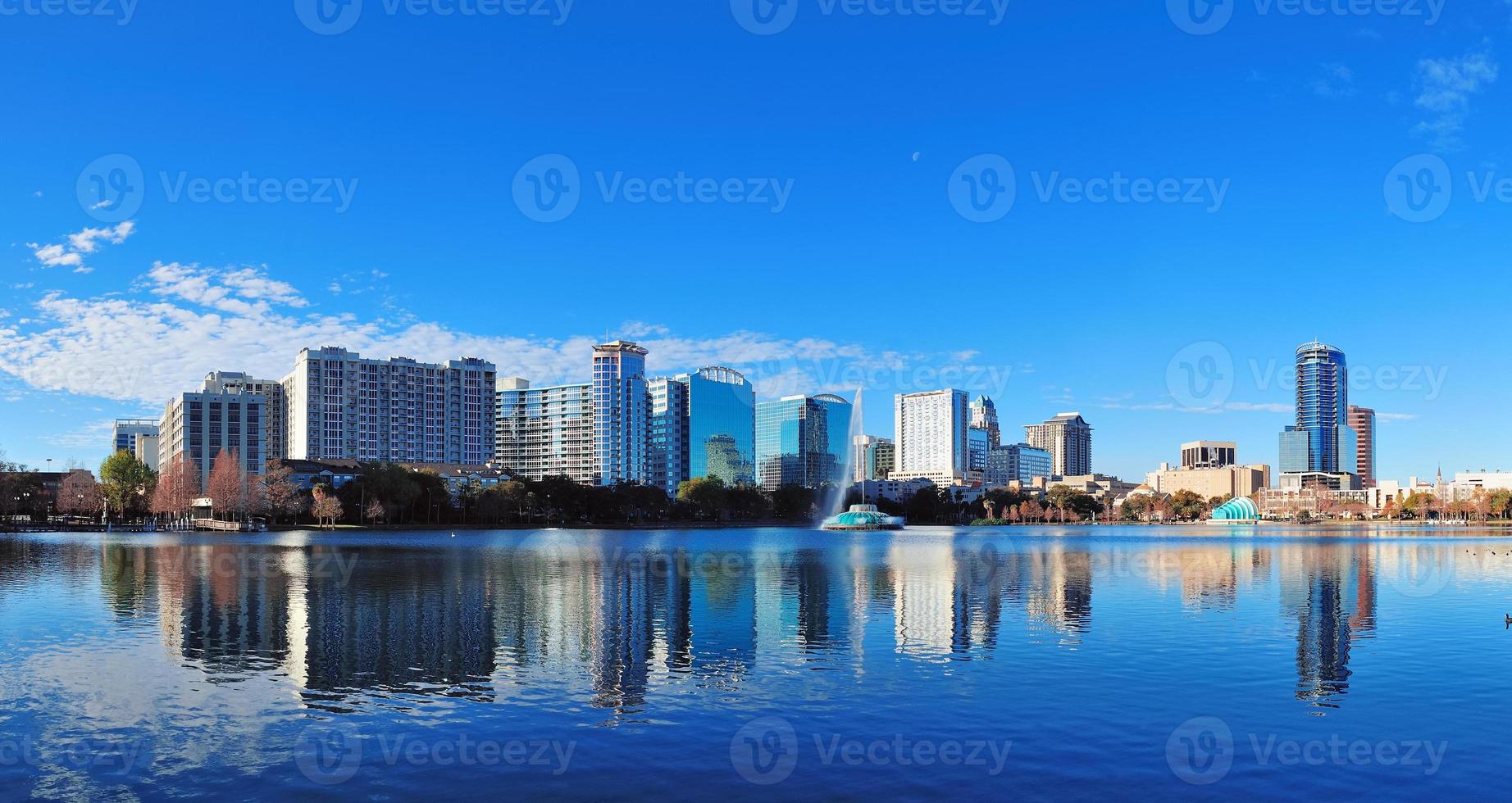 Orlando morning waterfront view photo
