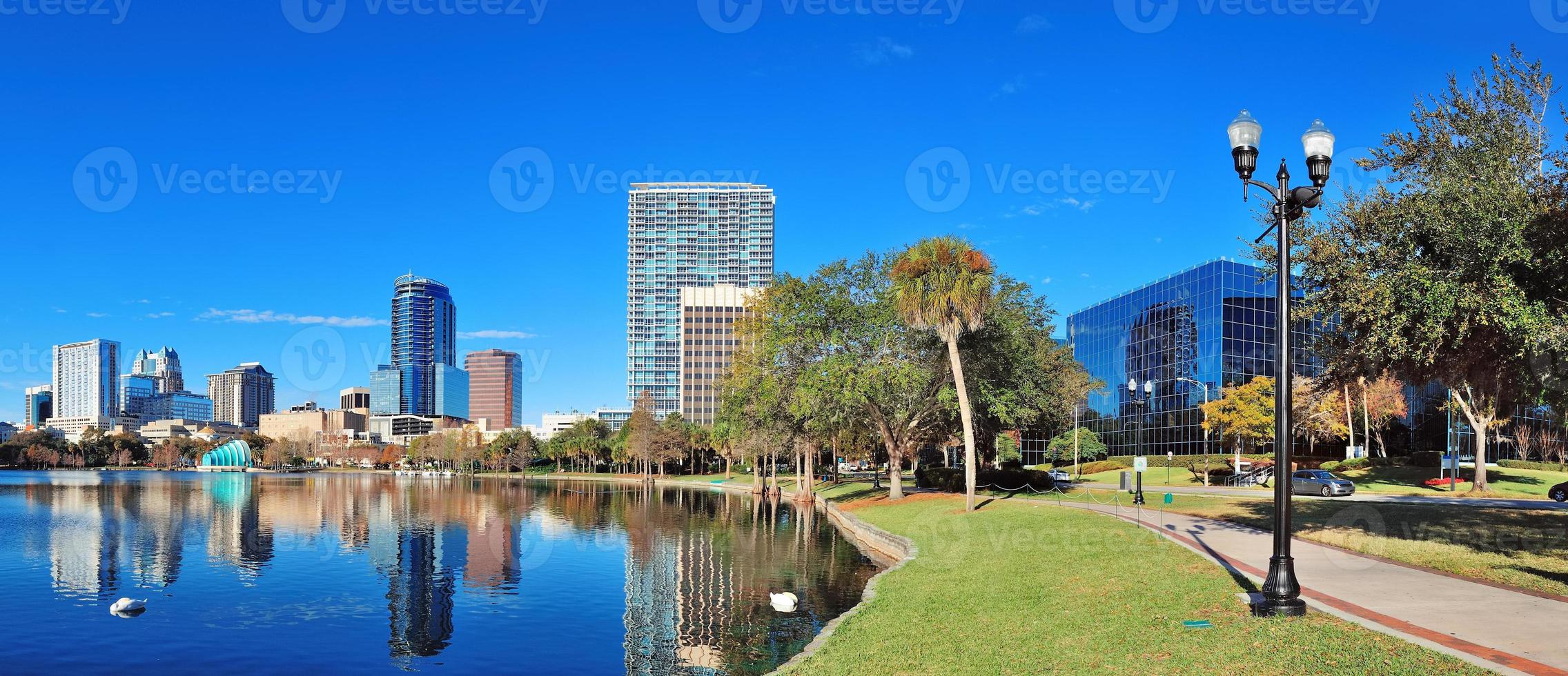 Orlando morning waterfront view photo