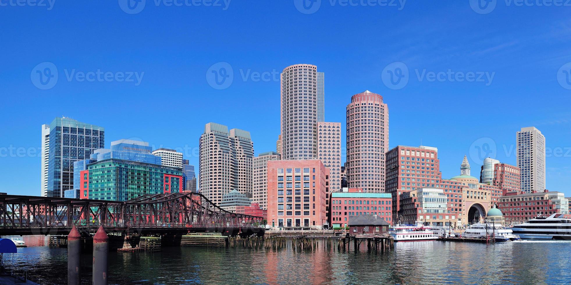 Boston waterfront view photo