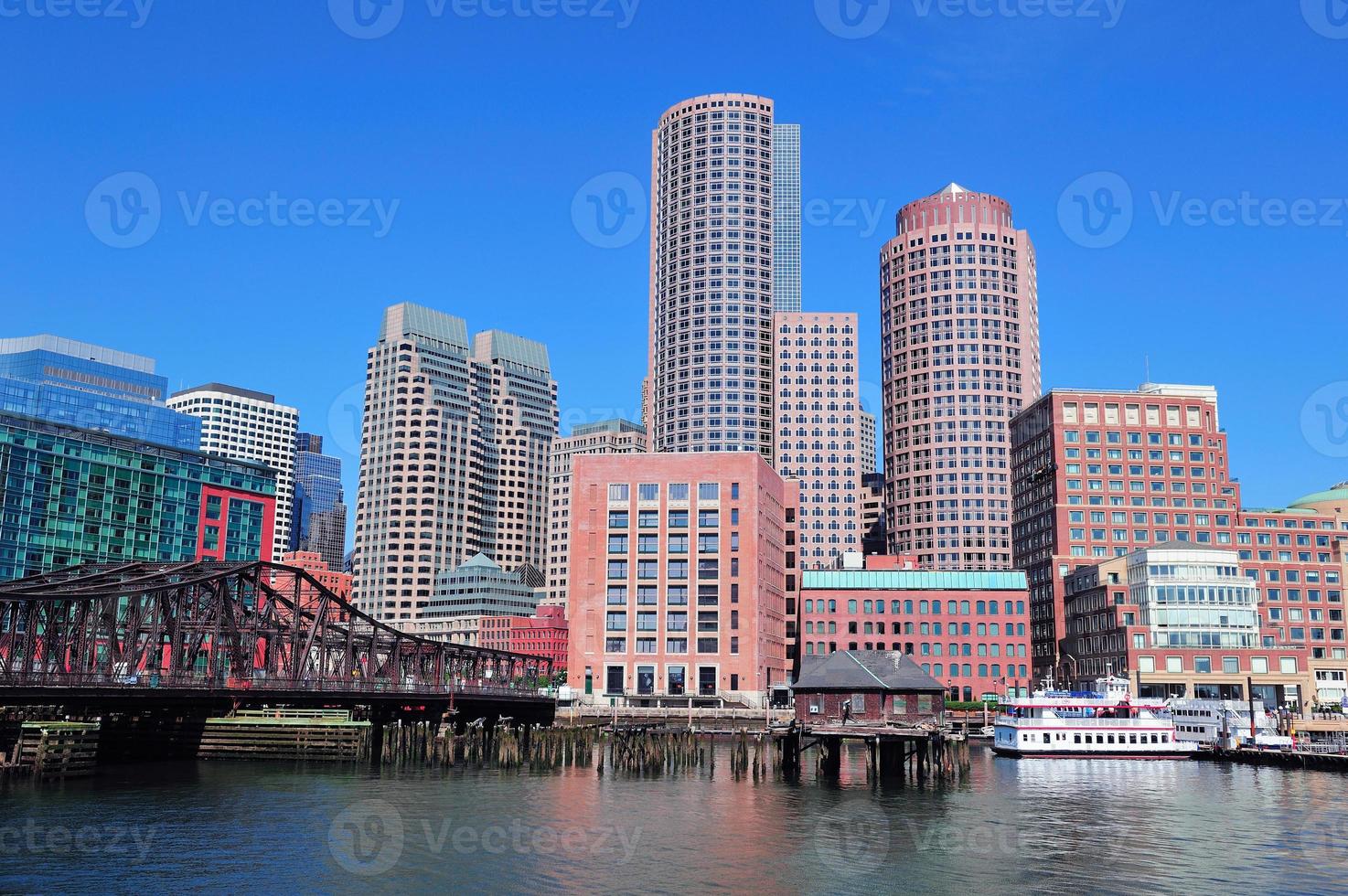 Boston waterfront view photo