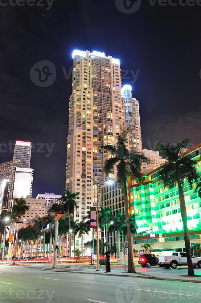 vista del centro de miami foto