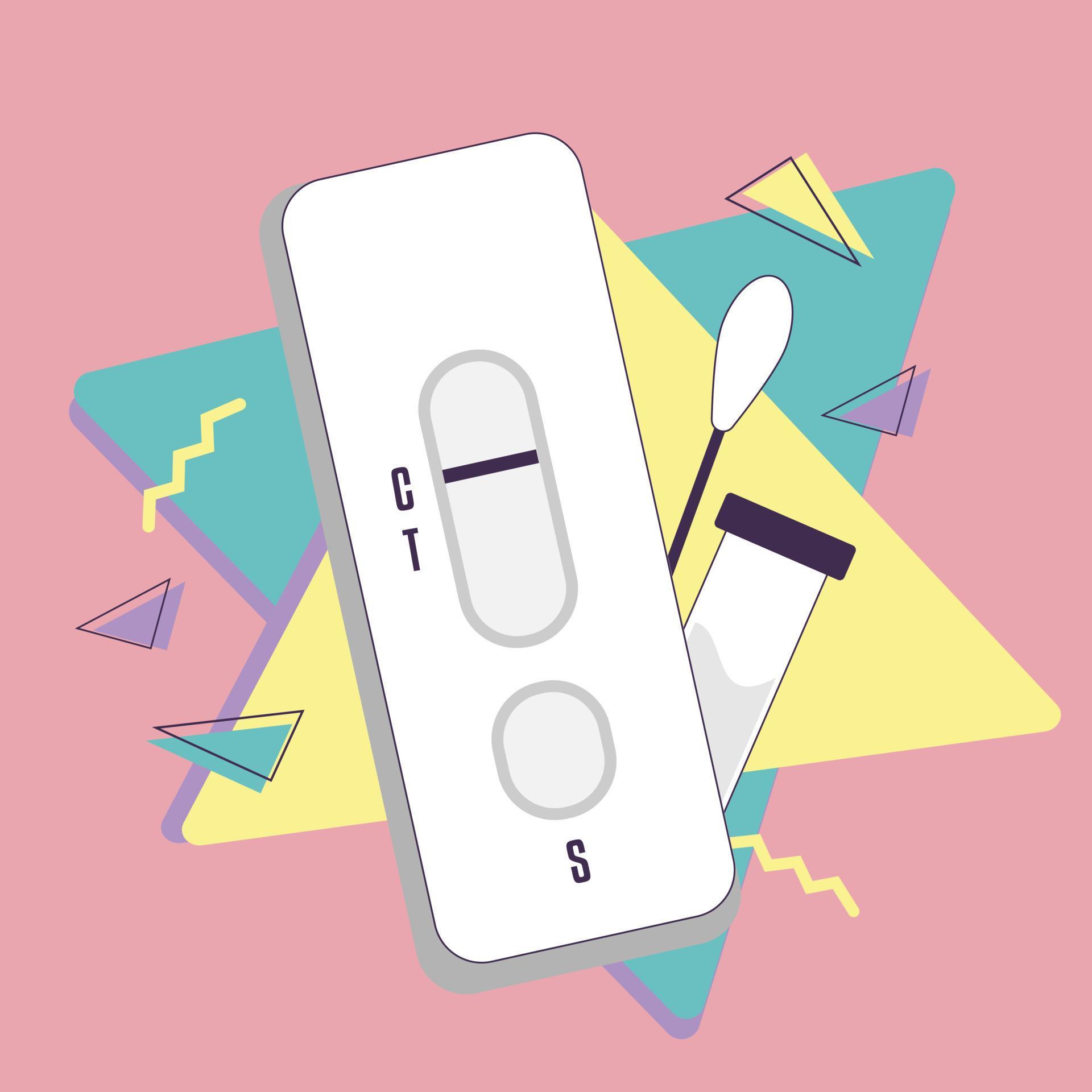Antigen test kit ATK for COVID19 omicron epidemic. Selftest at home