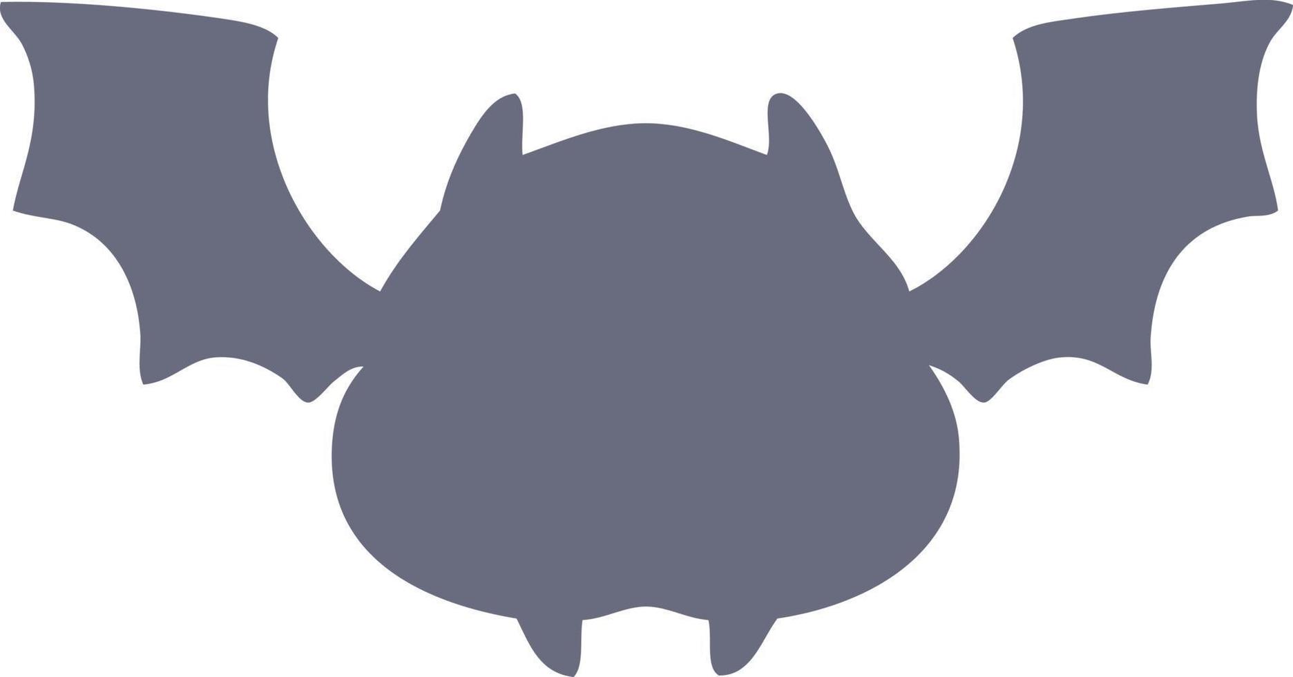 super cute halloween bat vector