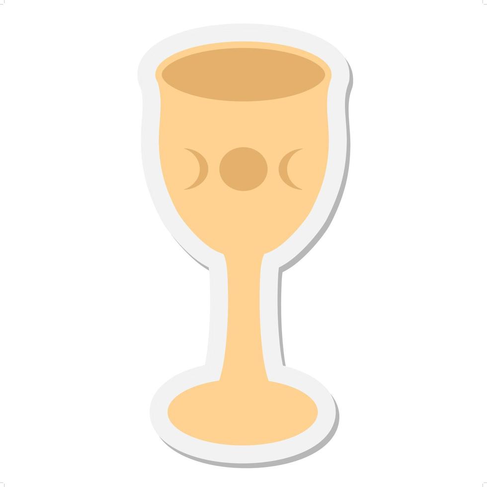 ritual cup sticker vector