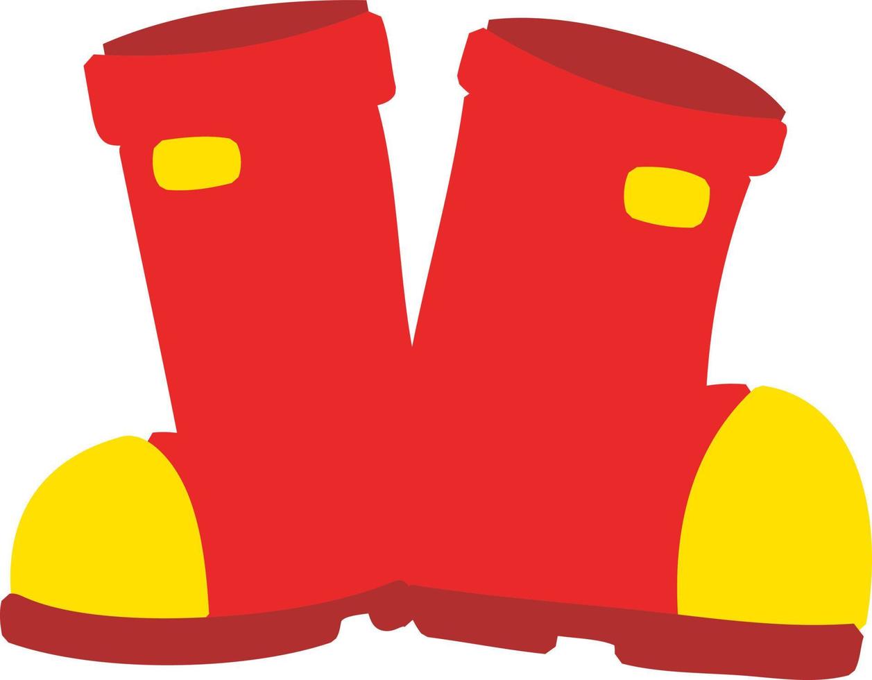 pair of wellington boots vector
