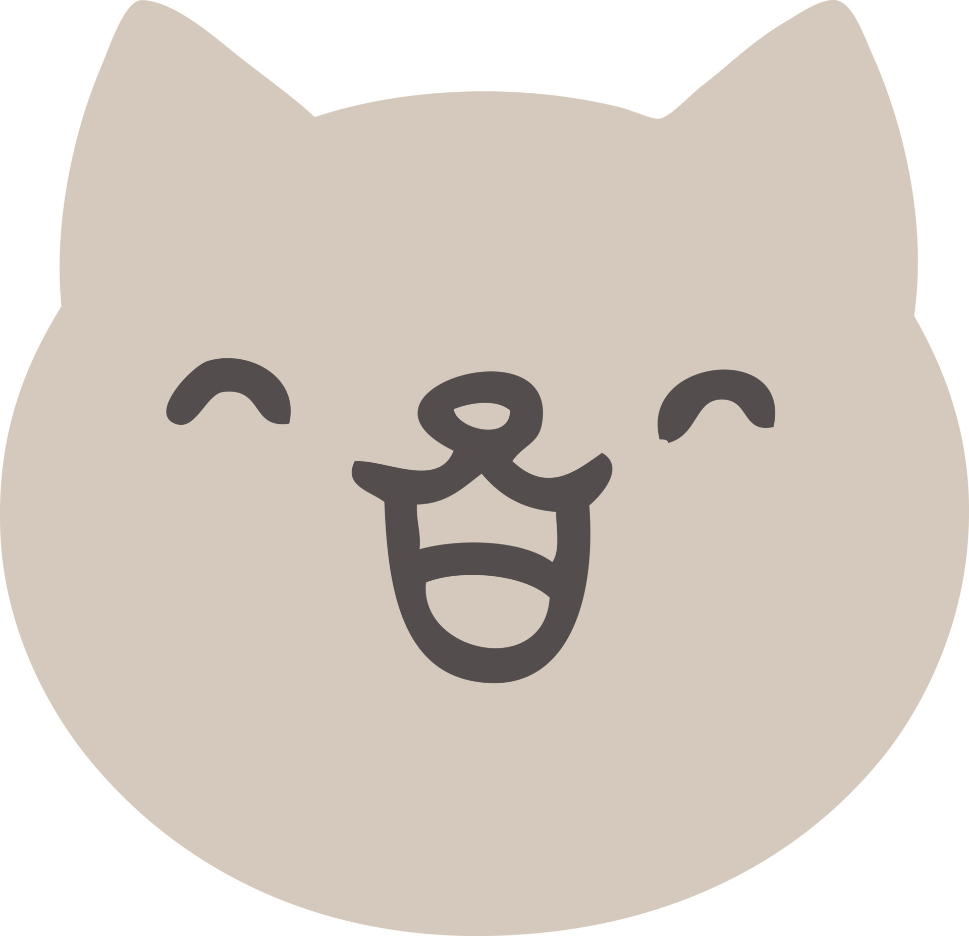 cat face shape 8344403 Vector Art at Vecteezy