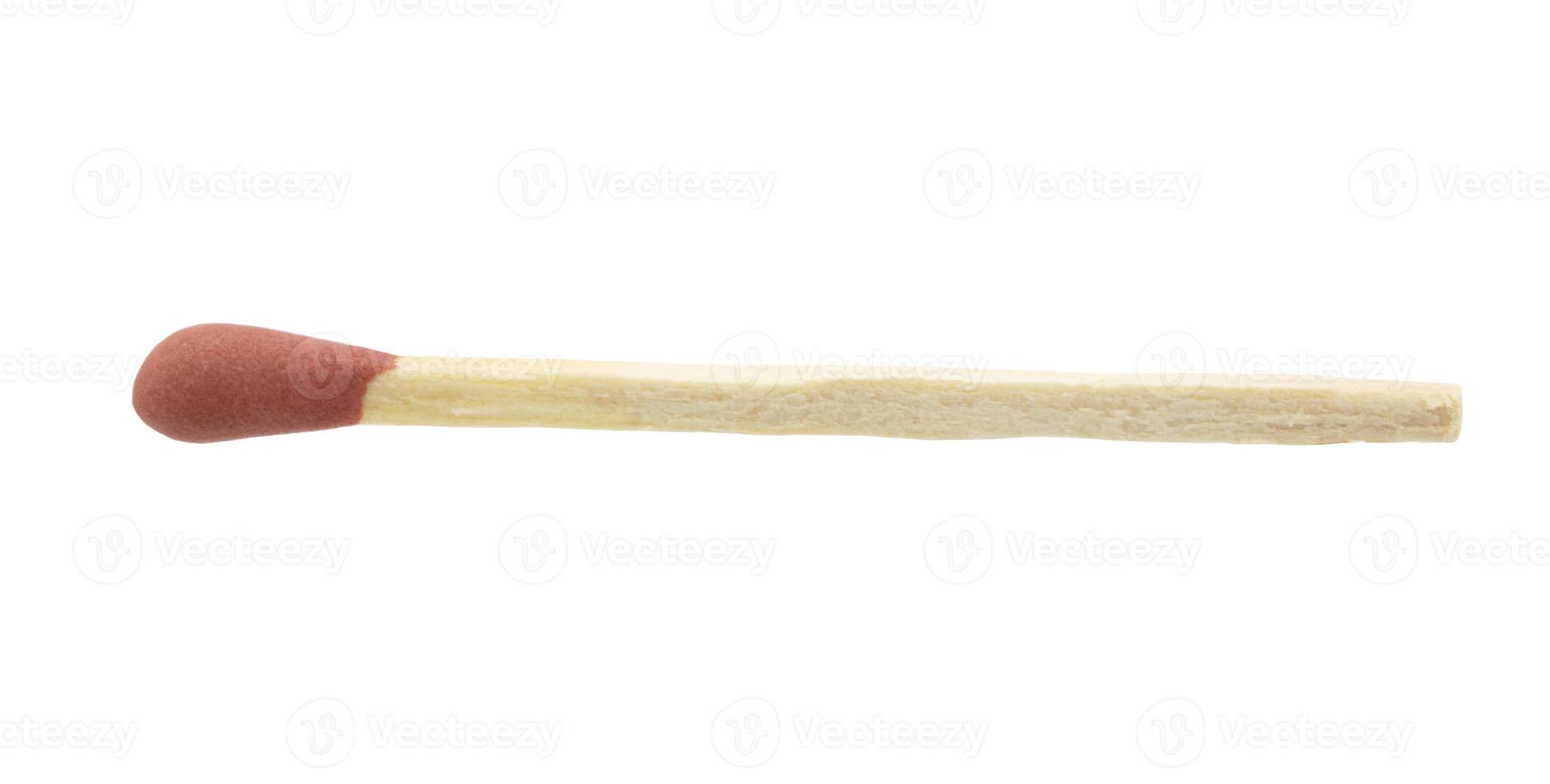 Match isolated on white background photo