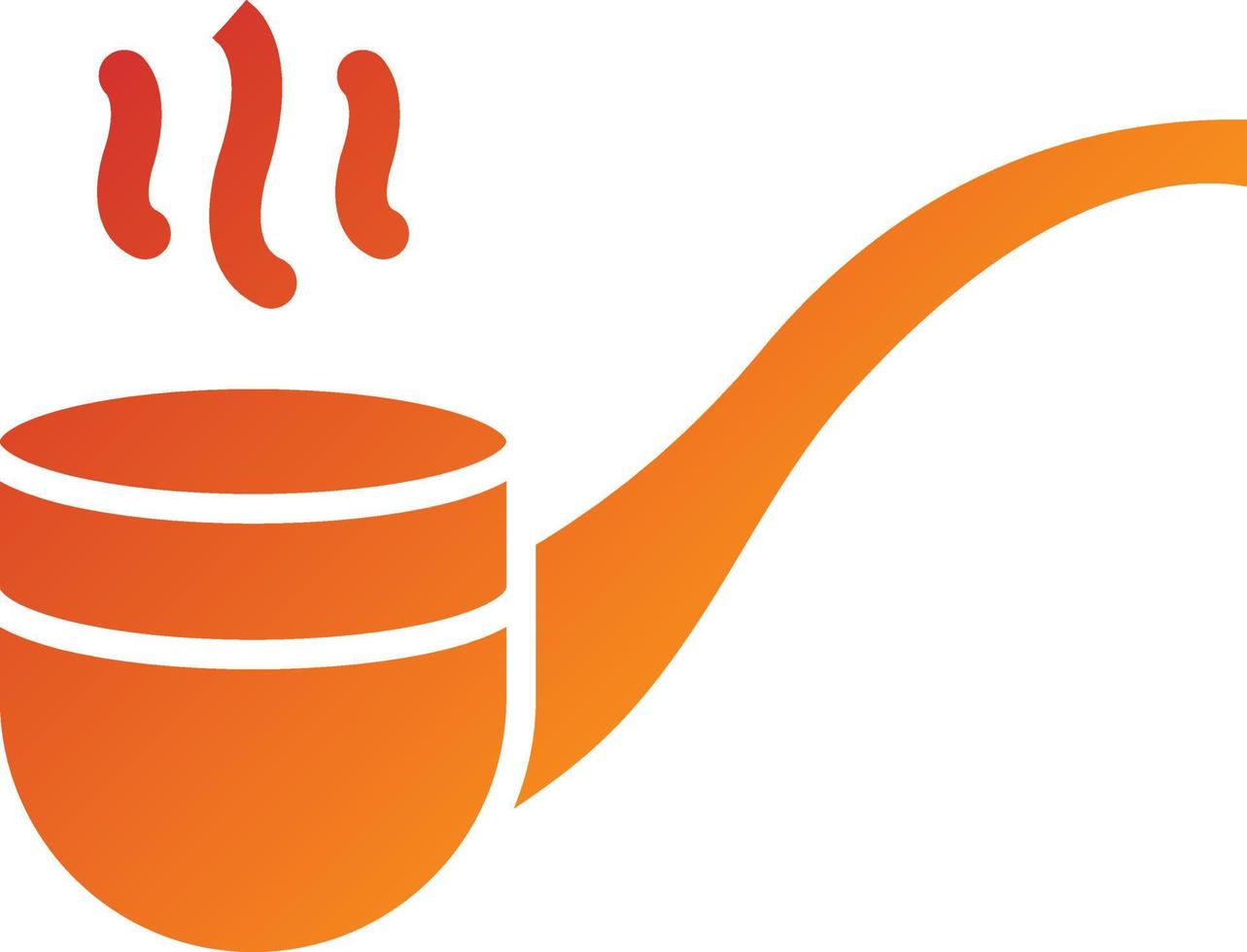 Smoking Pipe Icon Style vector