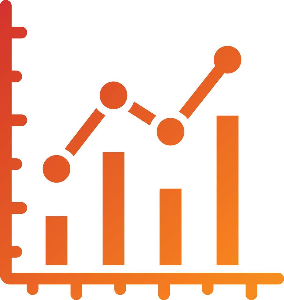 Graph Icon Style vector