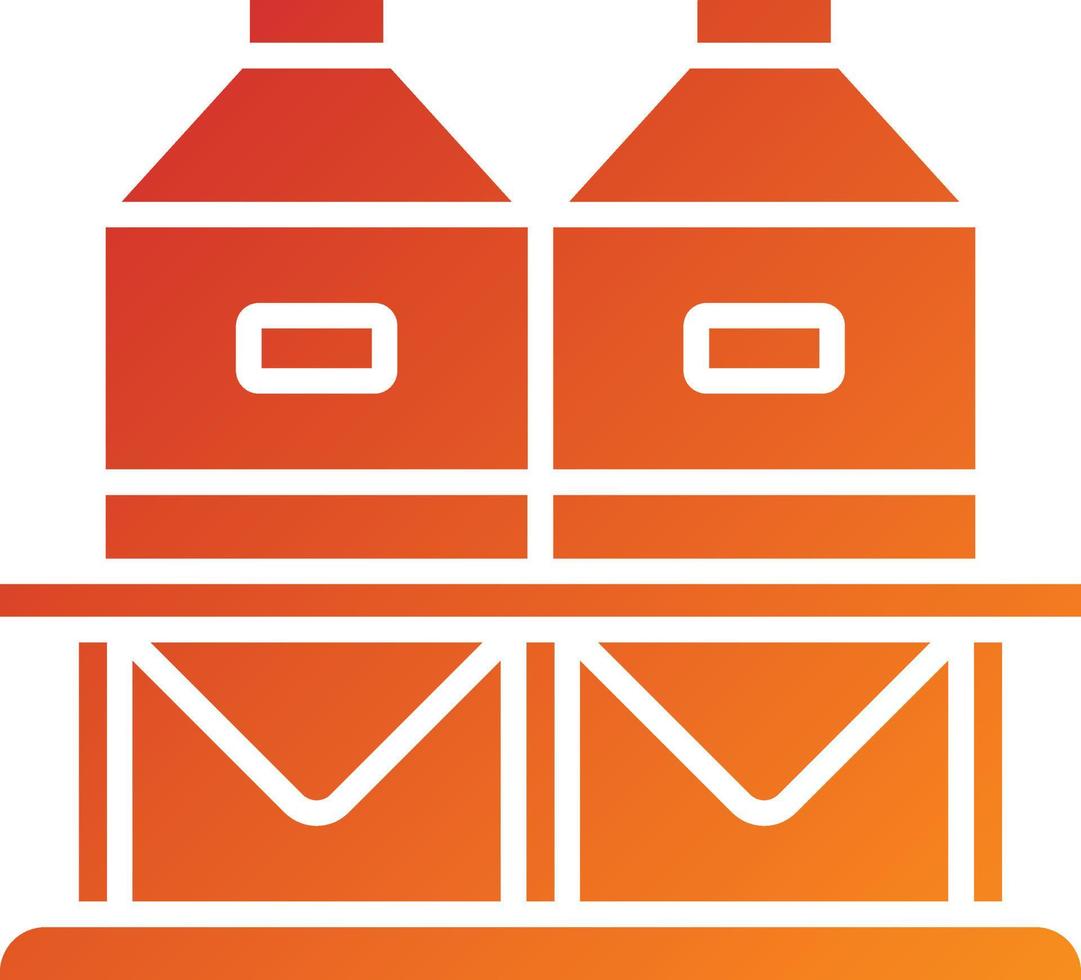 Silo Icon Style vector