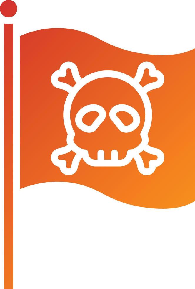 Jolly Roger Icon Style vector