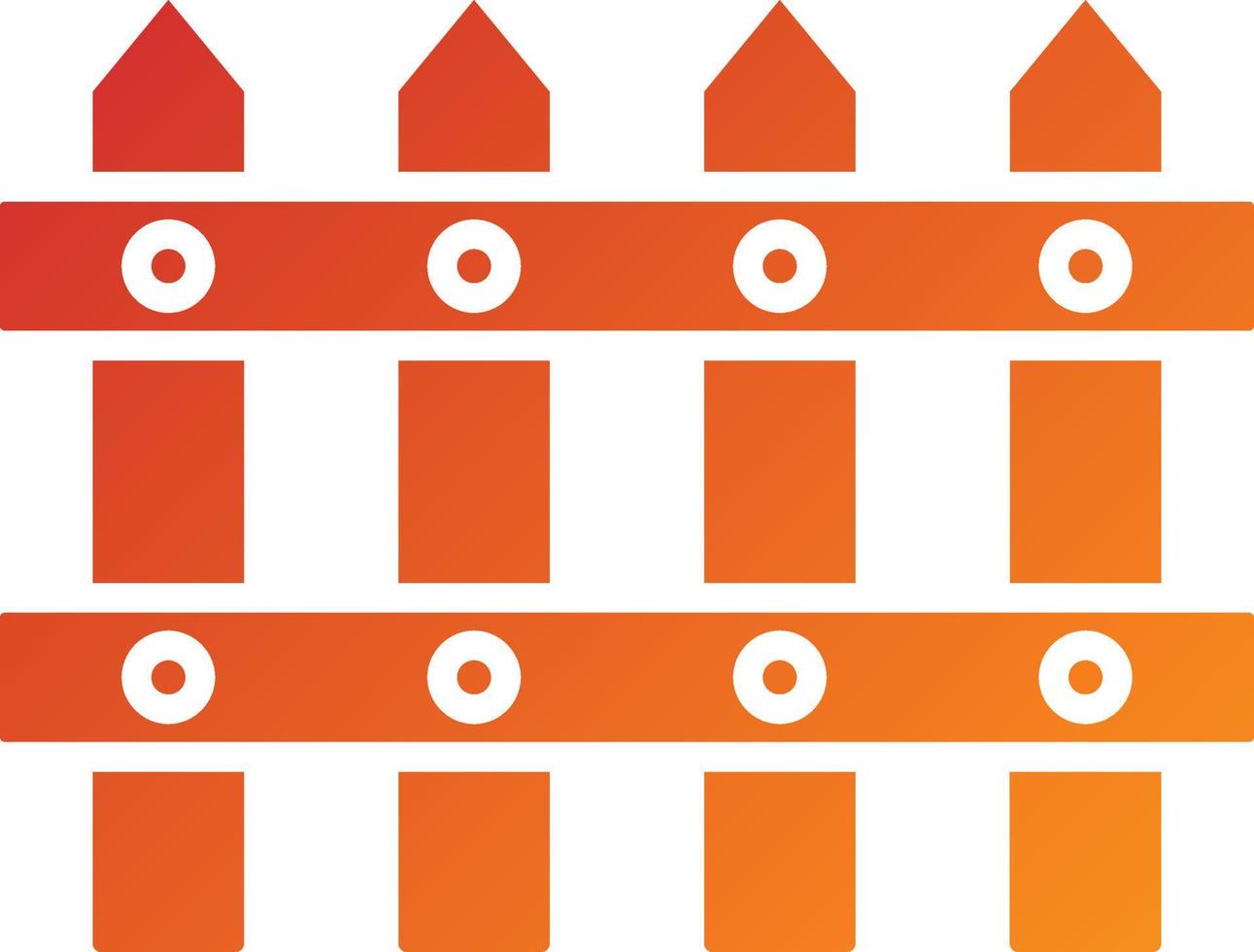 Fence Icon Style vector