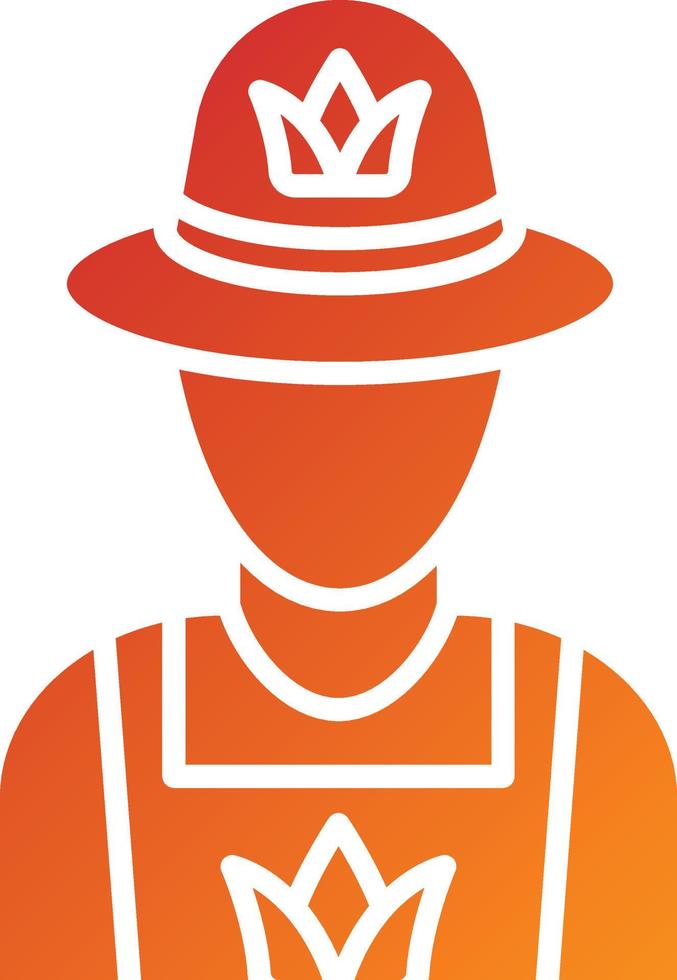 Farmer Icon Style vector