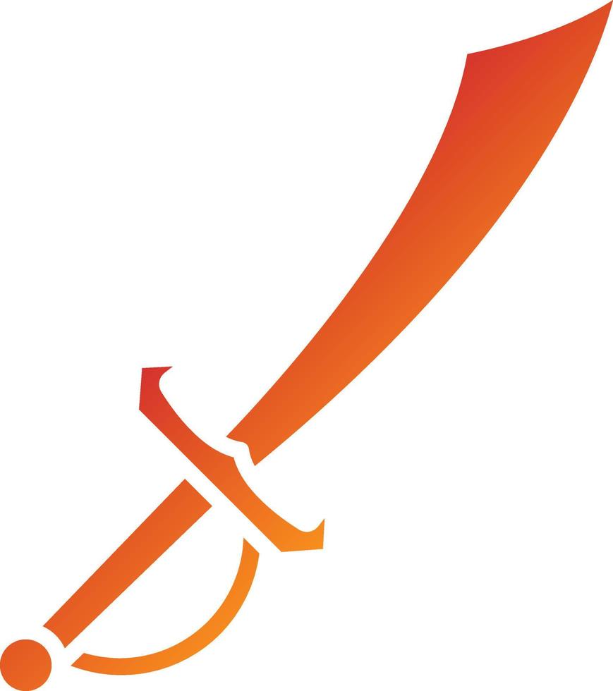Pirate Knife Icon Style vector