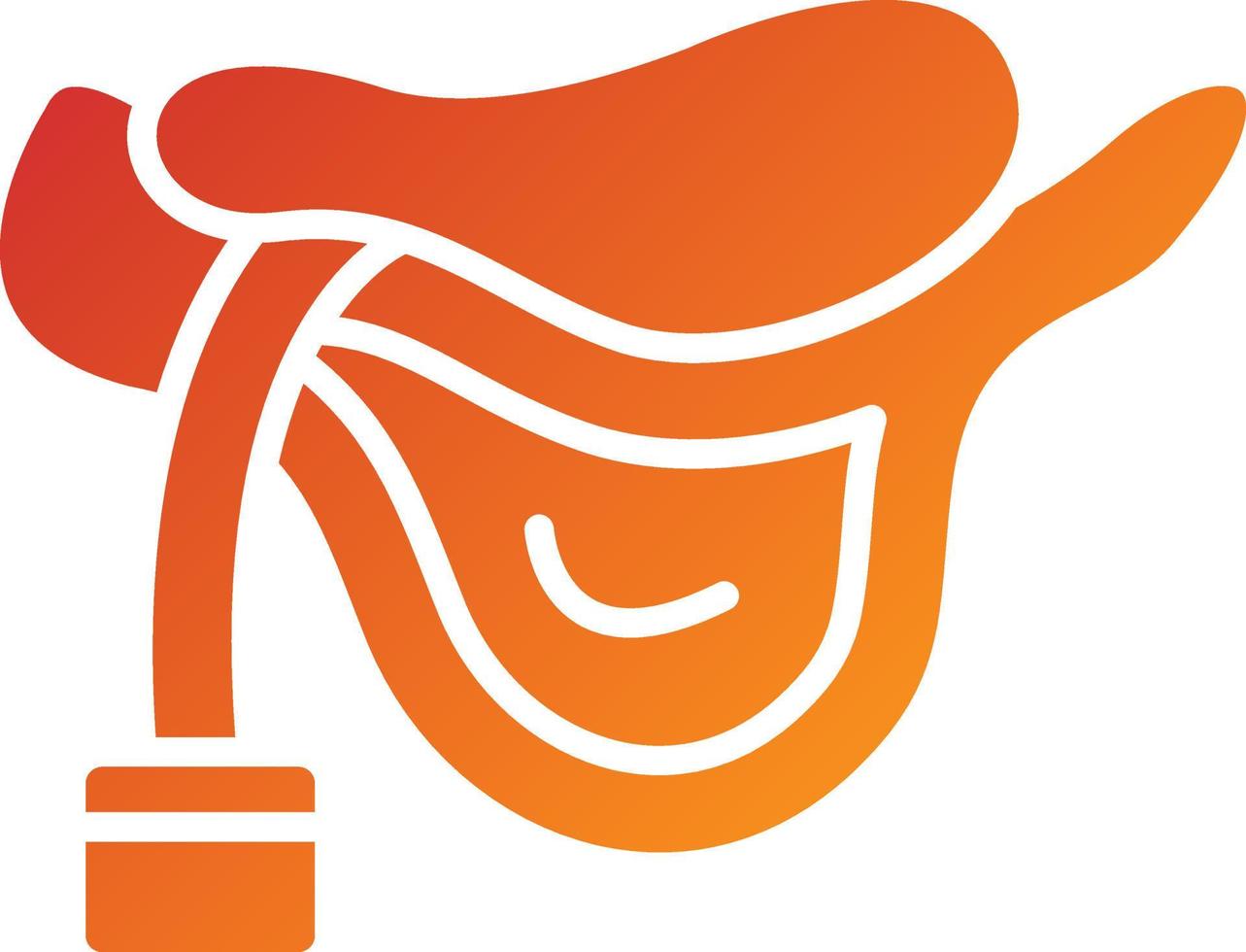 Saddle Icon Style vector