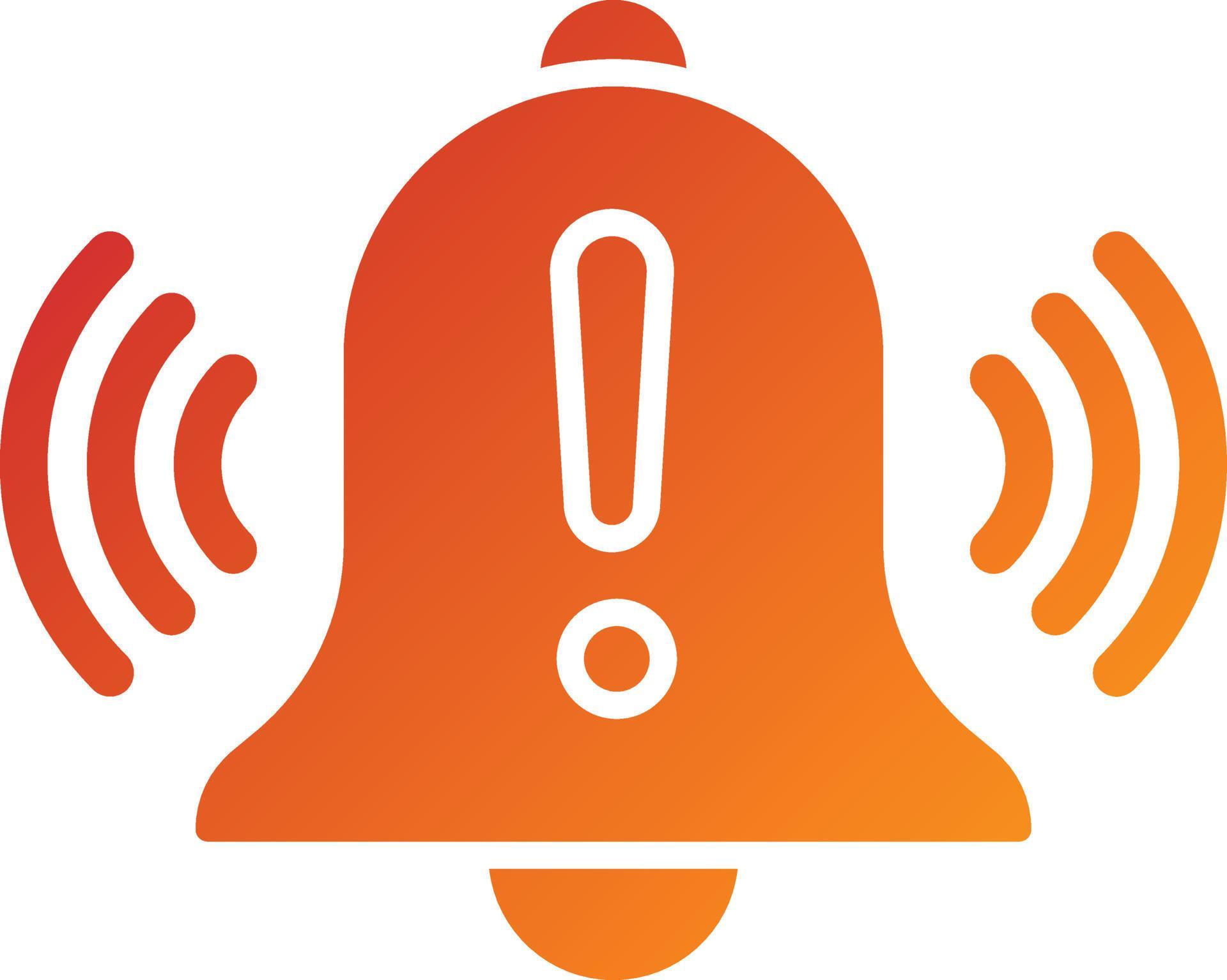 Warning Alarm Icon Style 8345587 Vector Art at Vecteezy
